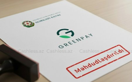 "GreenPay" elektron pul təşkilatının fəaliyyəti müvəqqəti dayandırıldı